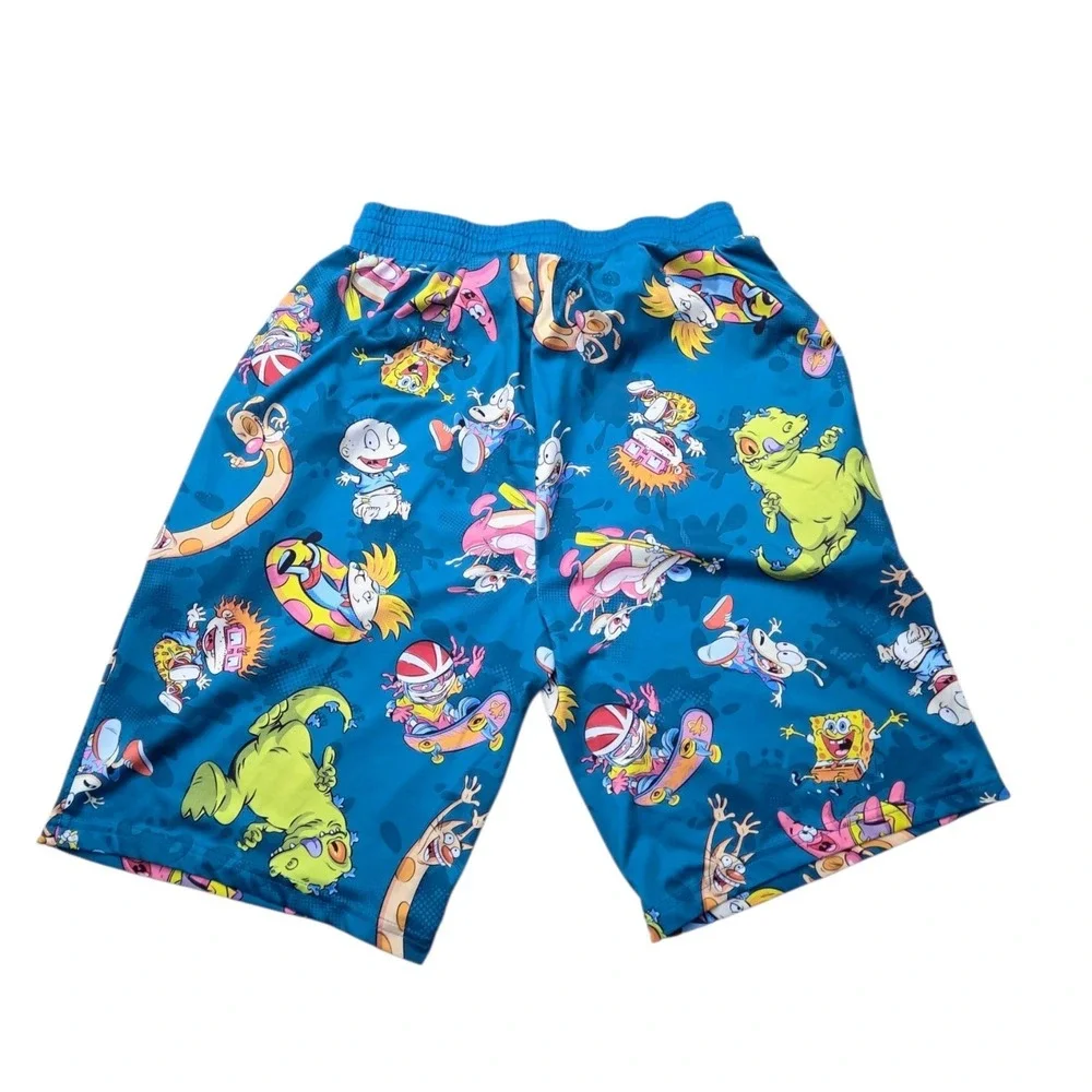 1990s‎ Nickelodeon Men's XS 26-28 Pajama Shorts Rugrats SpongeBob Squarepants
